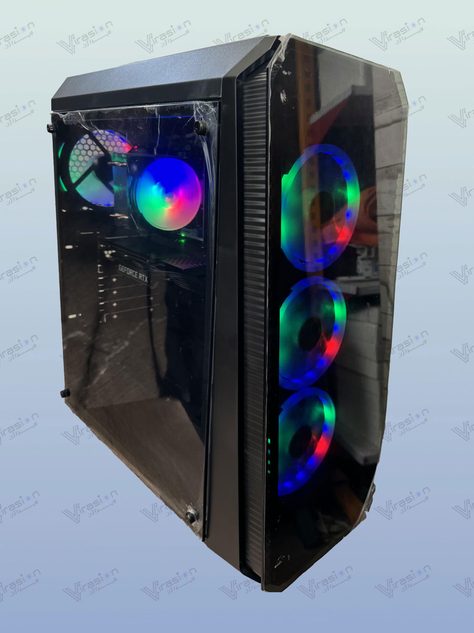 کیس گیمینگ اسمبل شده مدل Gaming-G2 | پردازنده Core i3 14100F | مادربرد Gigabyte H610M | گرافیک RTX 2060 Super 8GB | رم 16GB — تصویر ۴