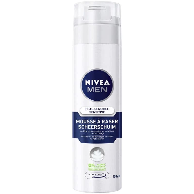 فوم اصلاح نیوا اروپایی حجم200میلNIVEA MOUSSE A RASER