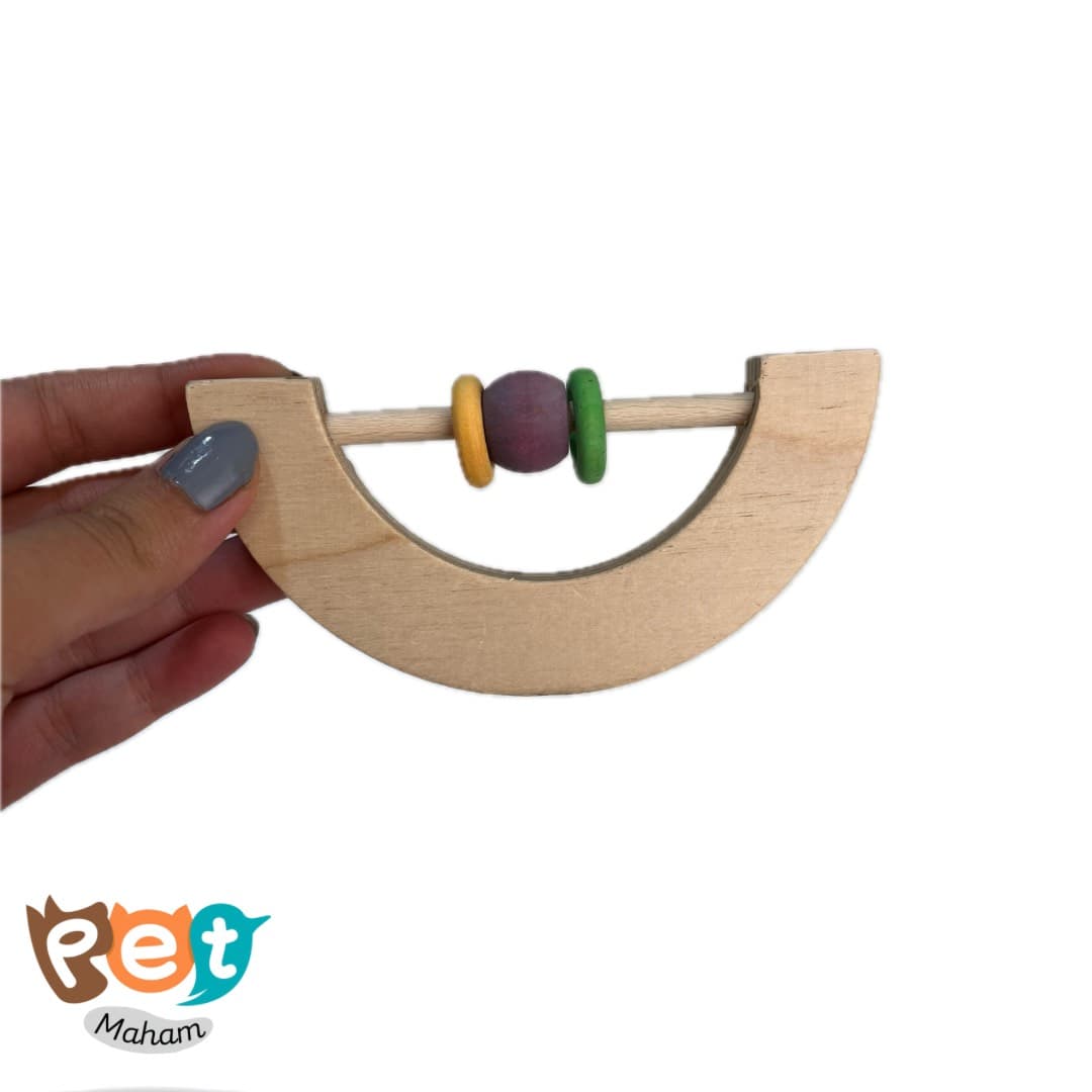 اسباب بازی پرنده مدل جغجغه چوبی 1500