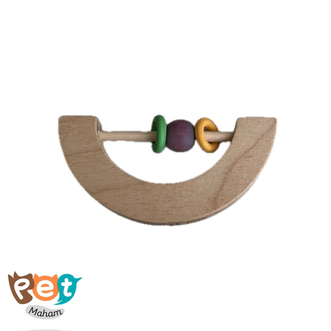 اسباب بازی پرنده مدل جغجغه چوبی 1500 — تصویر ۵