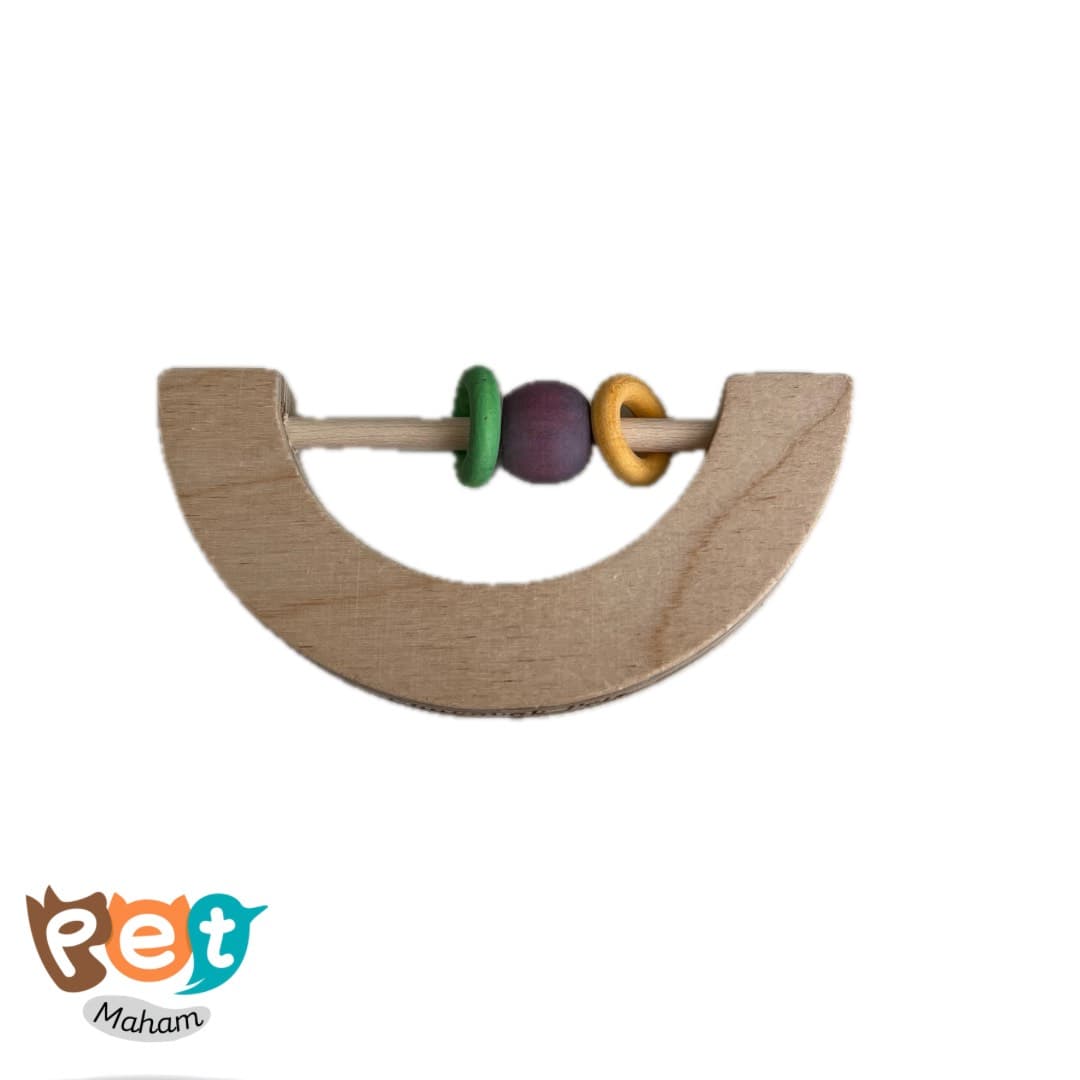 اسباب بازی پرنده مدل جغجغه چوبی 1500 — تصویر ۴