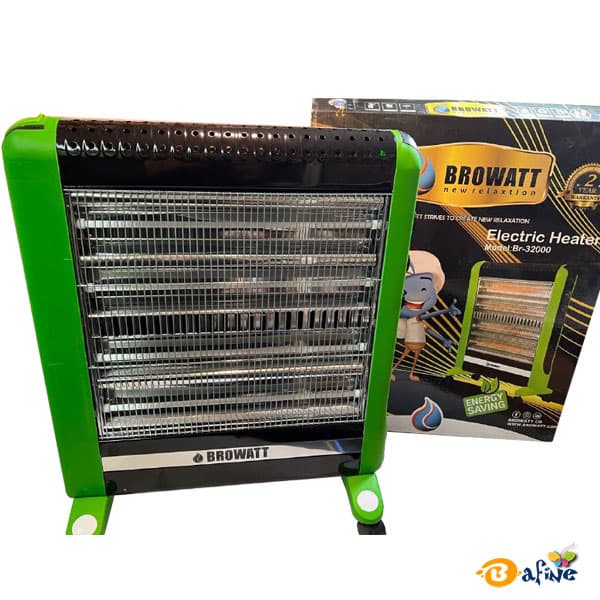 بخاری برقی 6 شعله فن دار بروات مدل BL-3200 — تصویر ۷
