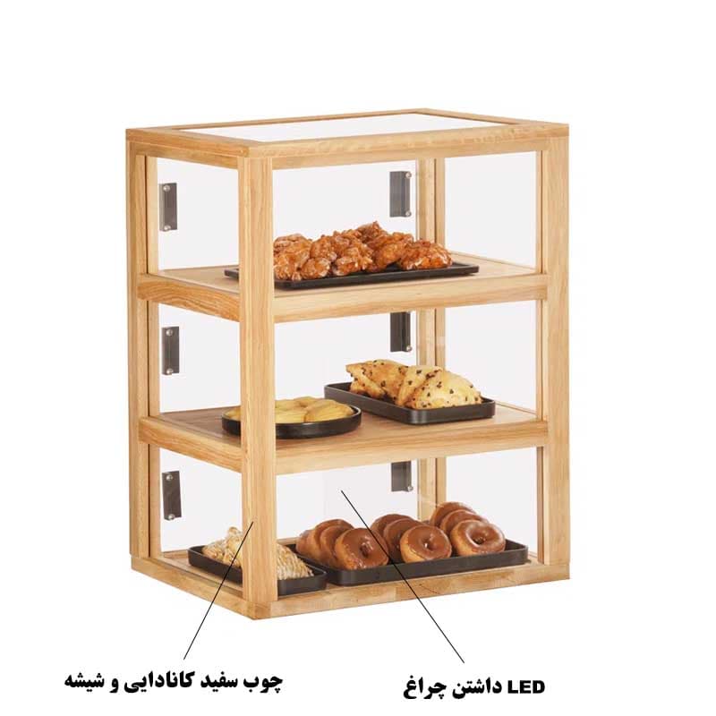 شو کیک چوبی دکراتیو مدل TF-W4 — تصویر ۵