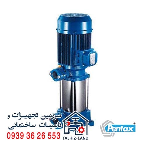 پمپ پنتاکس طبقاتی سه فاز U9SV-550/10T – تجهیزلند — تصویر ۲