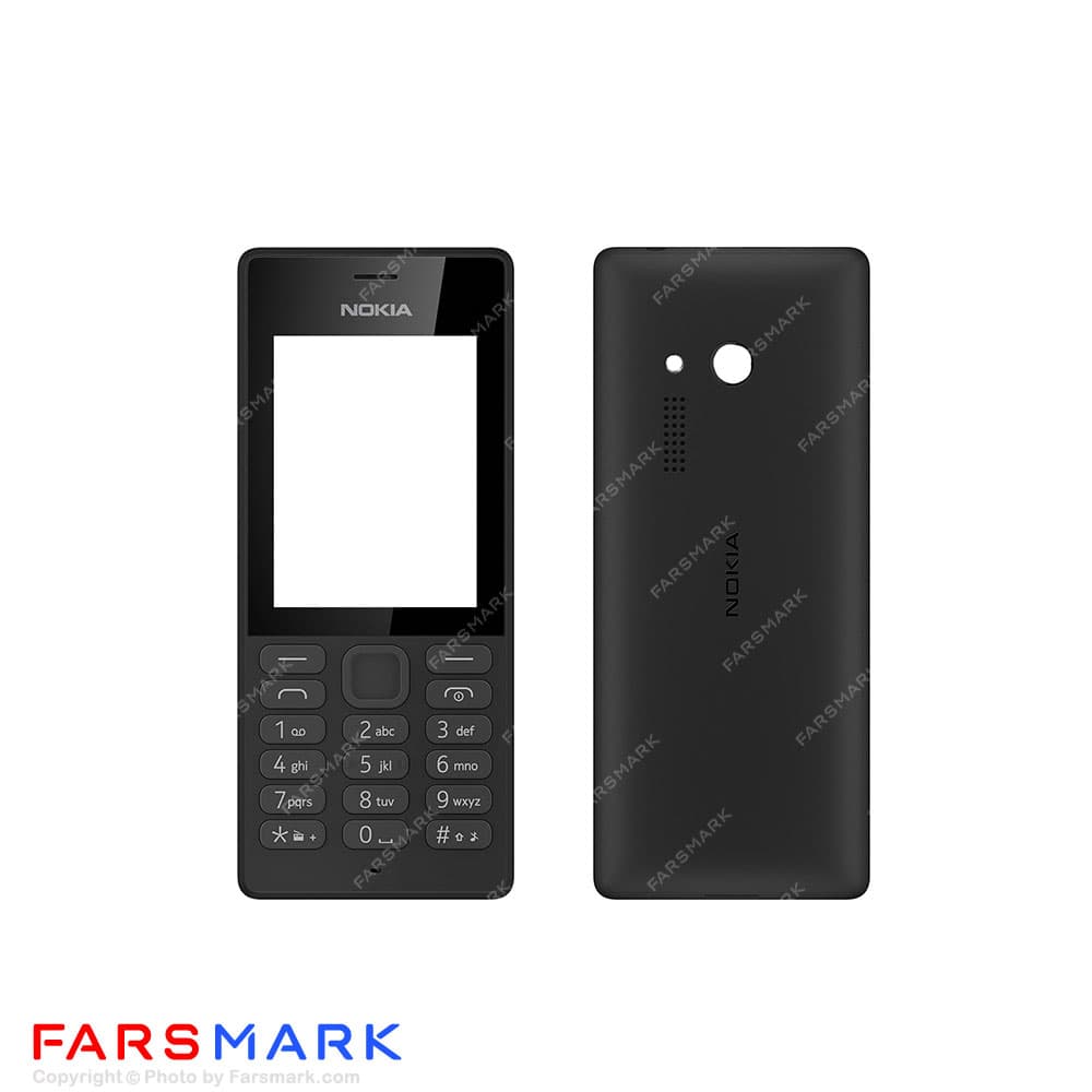 قاب پشت و رو گوشی نوکیا Nokia 150 مشکی — تصویر ۴