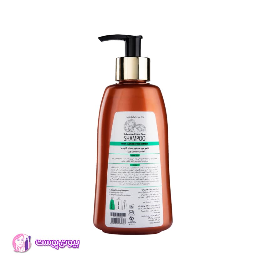 شامپو عصاره قارچ گانودرما بیز 350ml / مخصوص موهای چرب — تصویر ۱۰