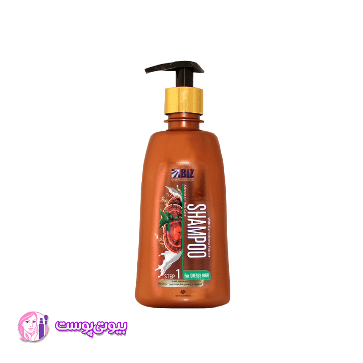 شامپو عصاره قارچ گانودرما بیز 350ml / مخصوص موهای چرب