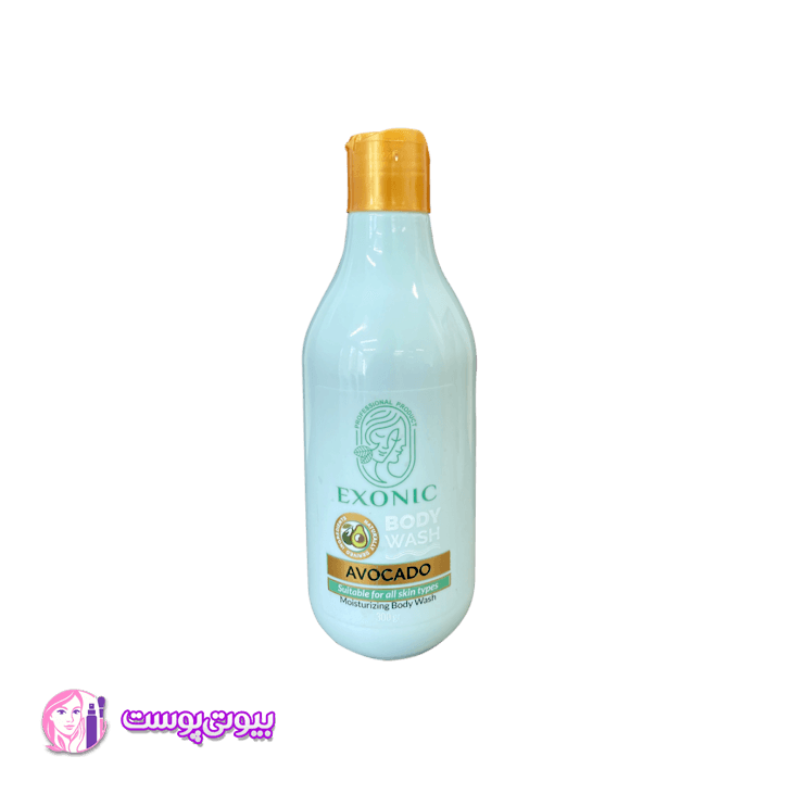 شامپو بدن اکسونیک آووکادو 300ml | آبرسان و نرم‌کننده پوست خشک — تصویر ۳