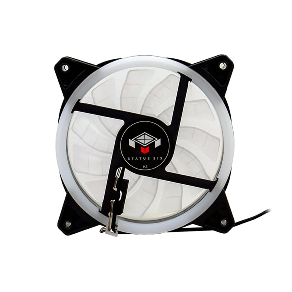 فن کیس STATUS SIX RGB 120mm پره شیشه ای — تصویر ۴