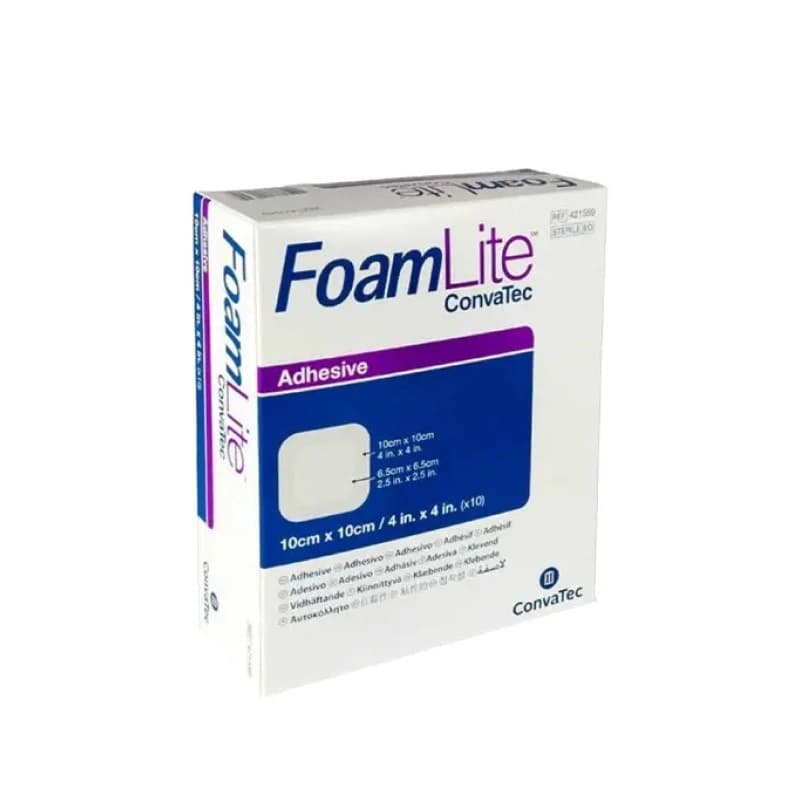 فوم لایت کانواتک چسبدار 10×10 | پانسمان فوم ضدآب ConvaTec FoamLite