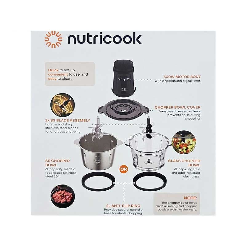 خردکن نوتریکوک مدل NUTRICOOK CH6000 — تصویر ۲