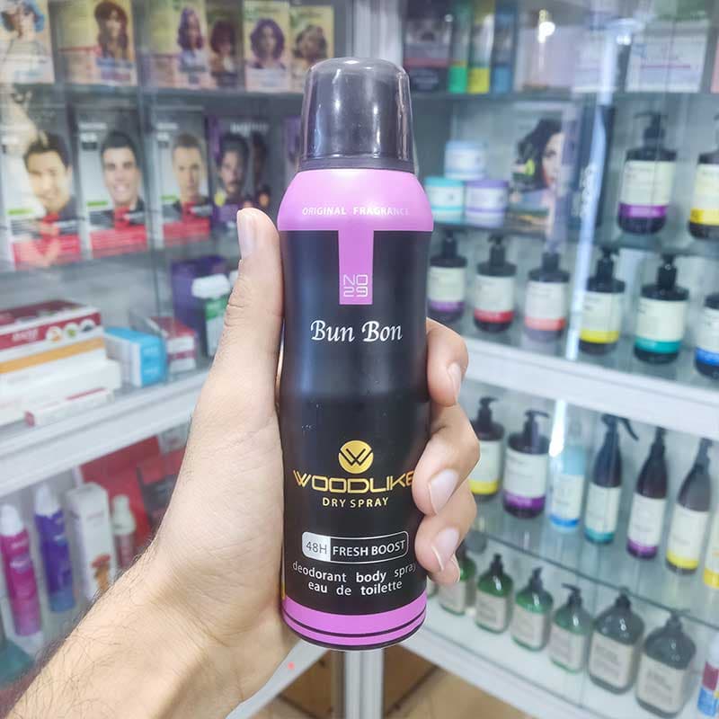 اسپری بدن وودلایک بان بون (Bonbon) زنانه حجم 200 میل — تصویر ۳
