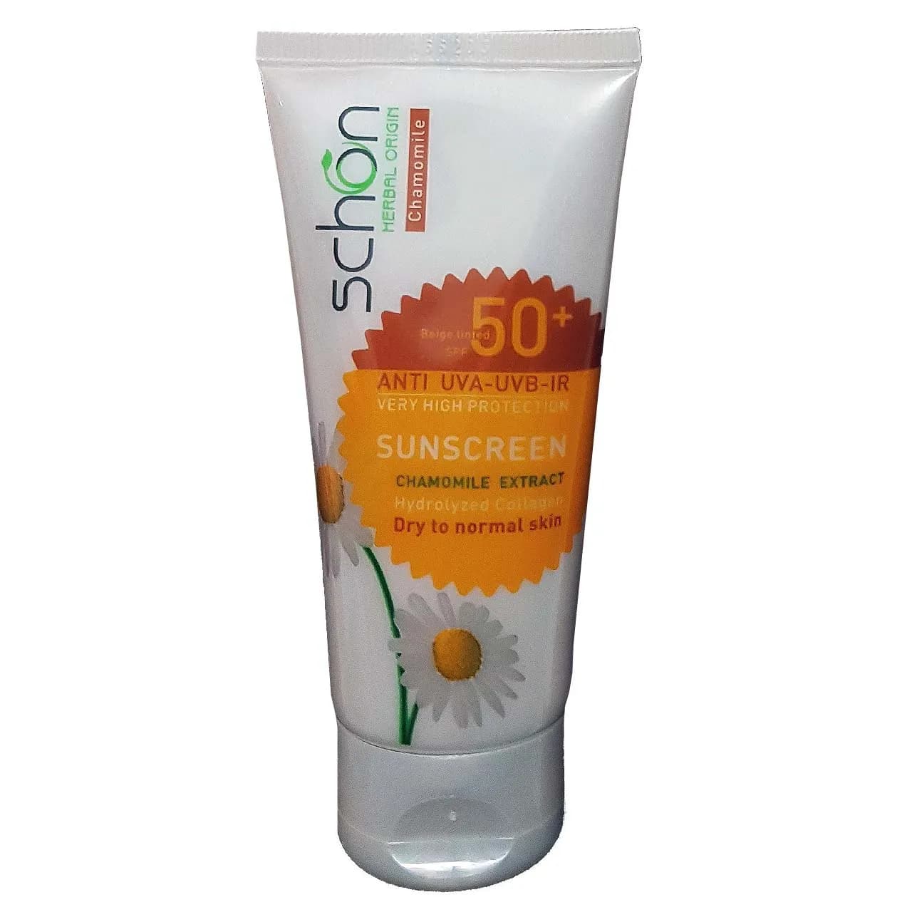 کرم ضد آفتاب رنگی شون SPF 50 مدل Chamomile Extract مناسب پوست های خشک حجم 50 میلی لیتر — تصویر ۲
