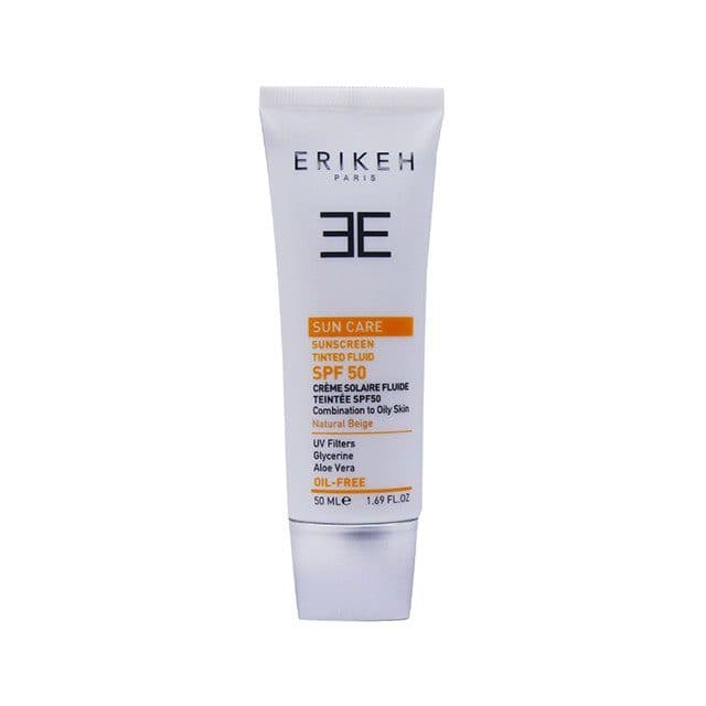 فلوئید ضدآفتاب اریکه بژ طلایی و فاقد چربی (spf50)