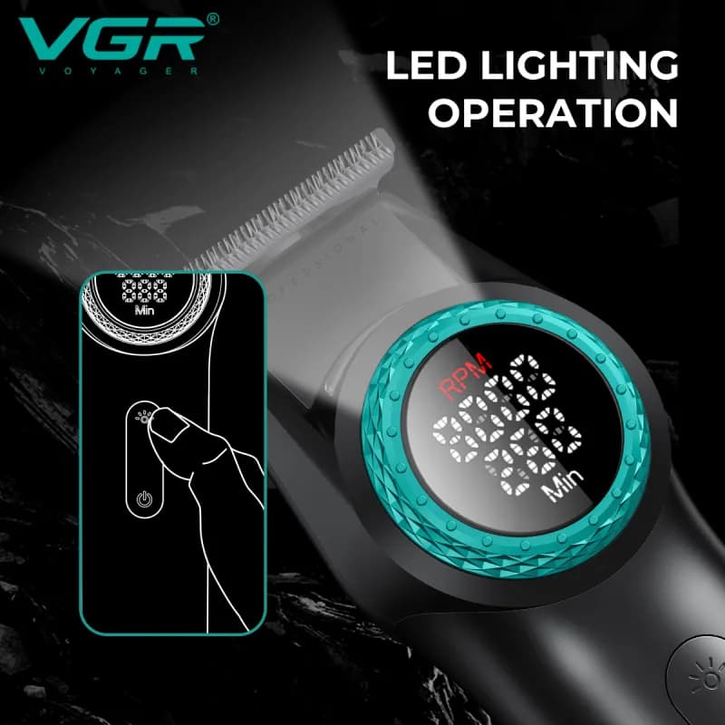 ماشین اصلاح سر و صورت وی جی آر مدل V-977 — تصویر ۸