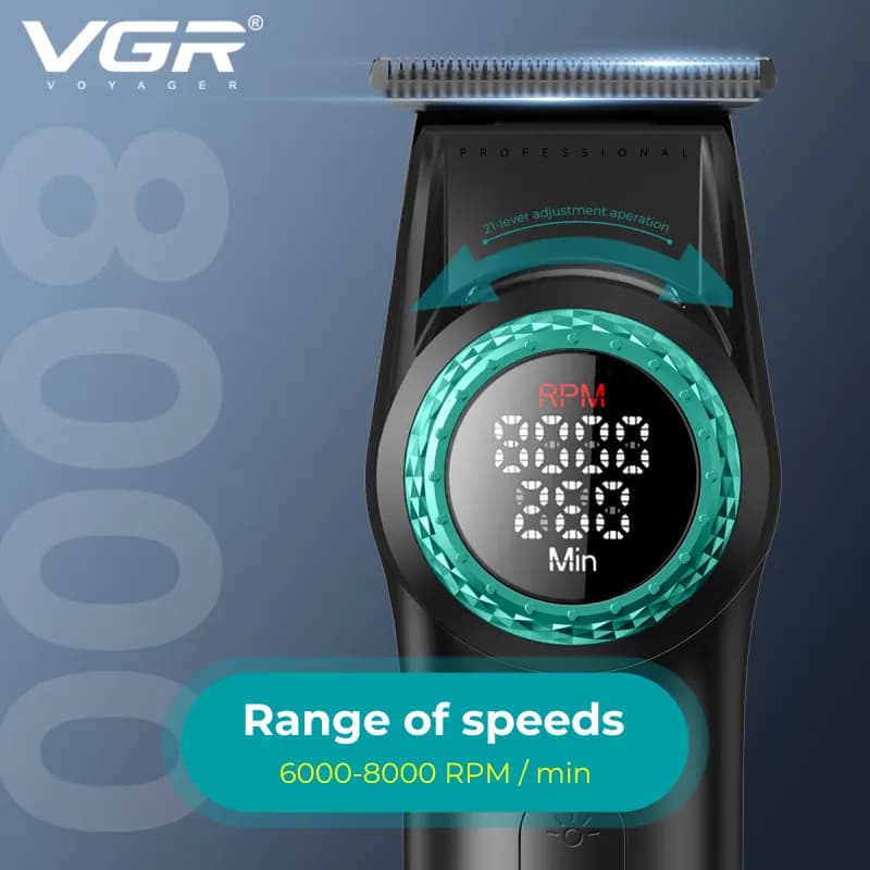 ماشین اصلاح سر و صورت وی جی آر مدل V-977 — تصویر ۷