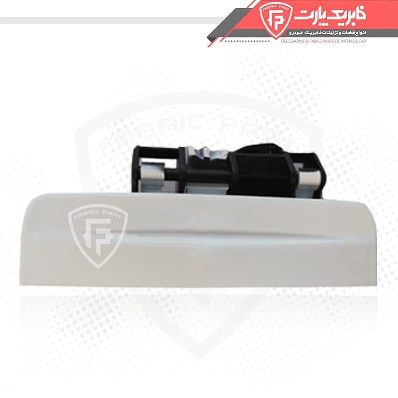 دستگیره درب بازکن بیرونی سمند سورن سفید عقب چپ — تصویر ۳