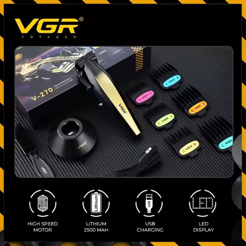 ماشین اصلاح سر و صورت وی جی آر مدل V-270 — تصویر ۱۱