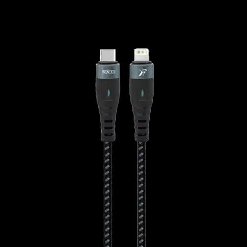 کابل شارژ لایتنینگ به Type C برند KF-Senior مدل C.IP.S8 — تصویر ۲