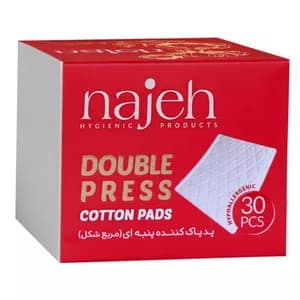 پد پاک کننده آرایش صورت ناژه مدل Double Press بسته 30 عددی — تصویر ۷
