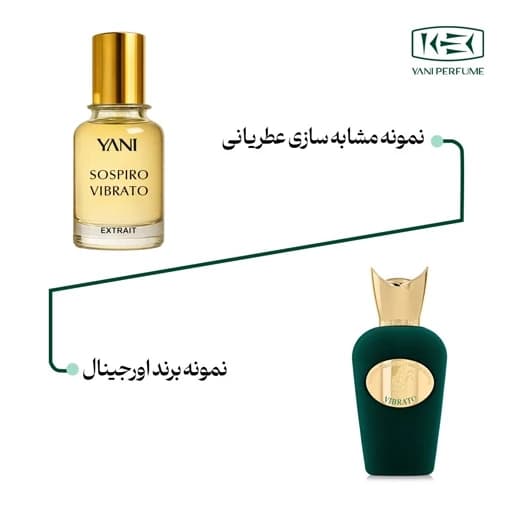 عطر سوسپیرو ویبراتو با رایحه معتدل حجم 50 میلی لیتر از برند عطریانی