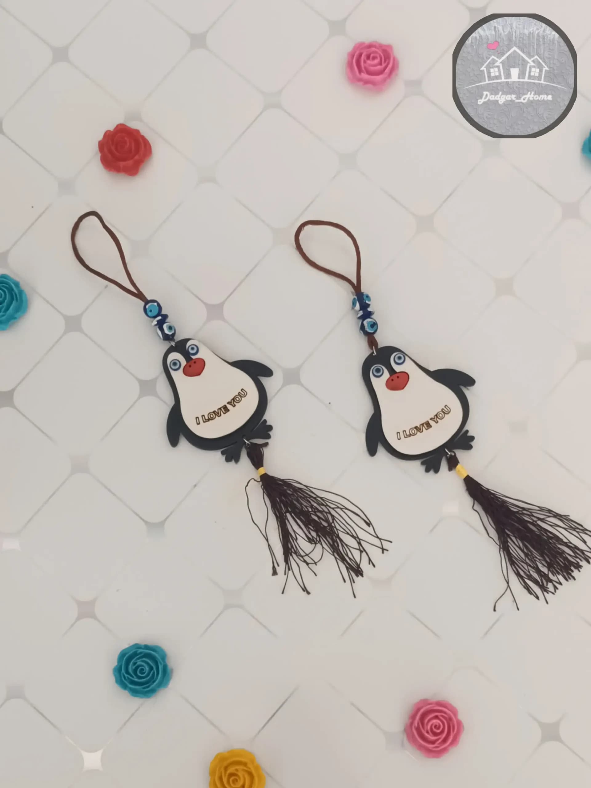 آویز ماشین طرح پنگوئن — تصویر ۵