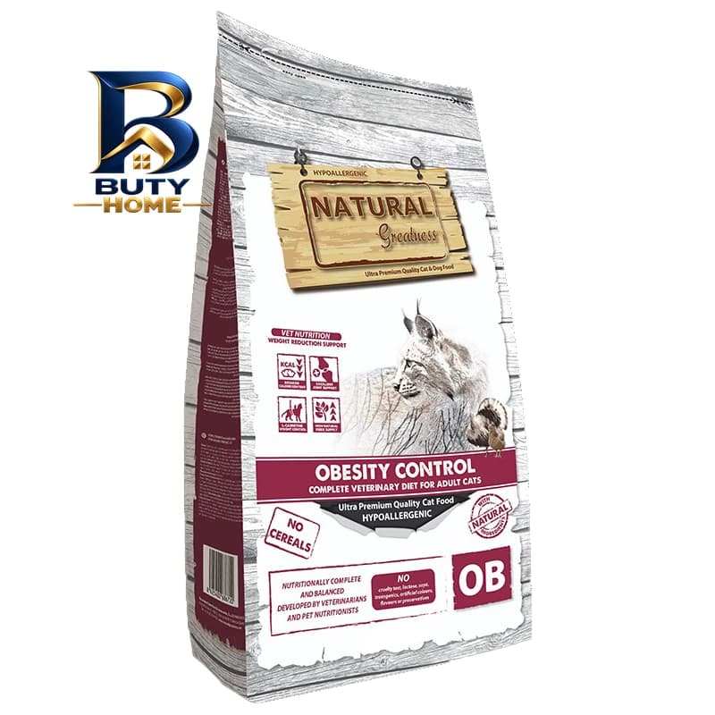 غذا خشک گربه بالغ نچرال گریتنس مدل کنترل کالری طعم مرغ و بوقلمون وزن 1.5 کیلوگرم — تصویر ۳
