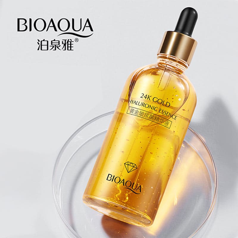سرم صورت ضد جوش و لک طلا 24K عیار بیوآکوا BIOAQUA — تصویر ۲
