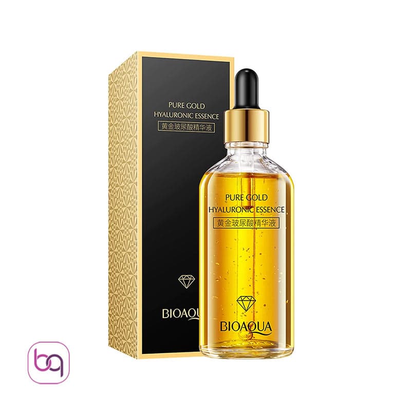 سرم صورت ضد جوش و لک طلا 24K عیار بیوآکوا BIOAQUA