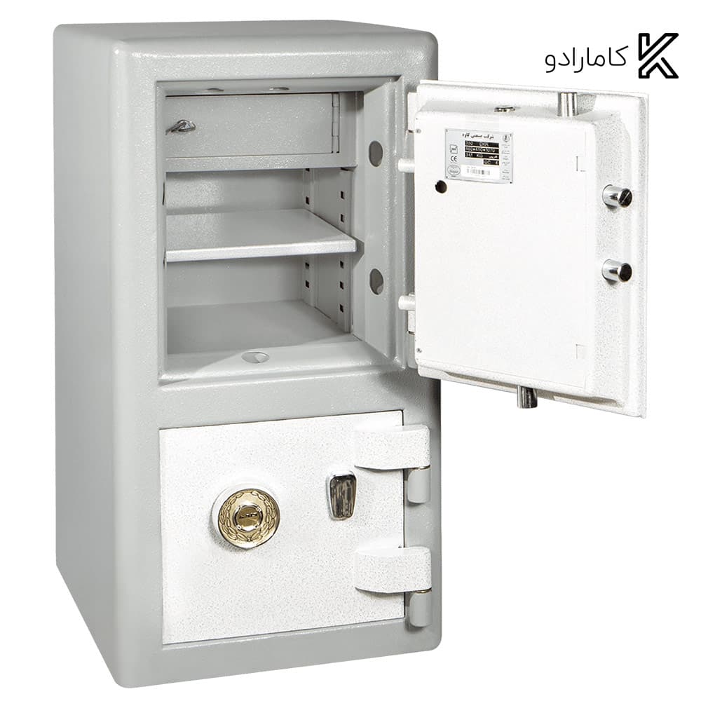 گاوصندوق دو طبقه کلاسیک کاوه مدل 250DKdg با رمز دیجیتال — تصویر ۱۱