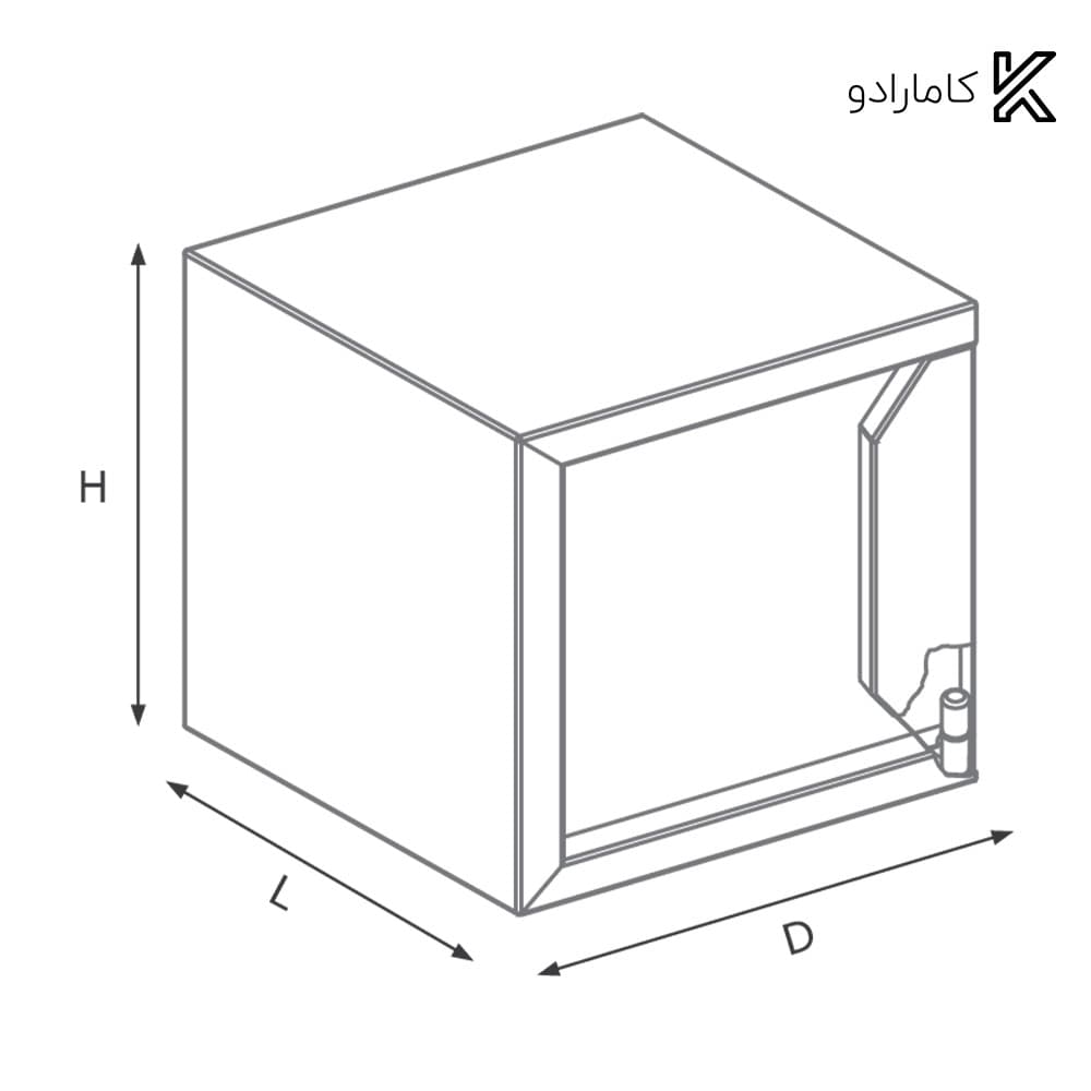 گاوصندوق سدید کاوه مدل 520Kdg با کلید و رمز دیجیتال — تصویر ۱۲