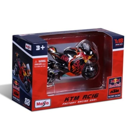 ماکت موتور KTM RC16 RedBull برند Maisto — تصویر ۶