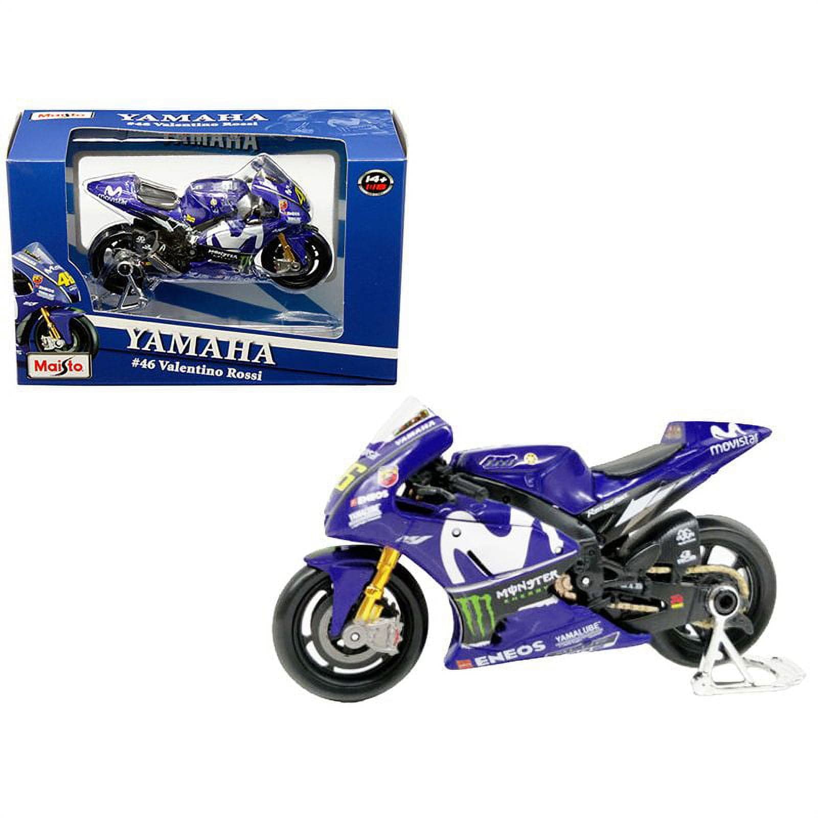 ماکت موتور Yamaha YZR-M1 برند Maisto — تصویر ۳
