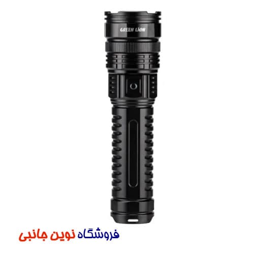 چراغ قوه گرین لاین 2000 لومن مدل GL-FL2 ا Green Lion GNHR2000LMBK Hyper Ray LED Torch (تک/عمده)