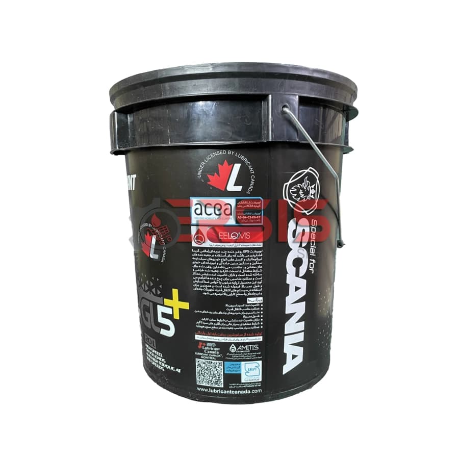 روغن گیربکس دستی کانادا لوبریفنت مدل 85W140 EPS – مخصوص گیربکس های اسکانیا GL5/PLUS+ حجم 20 لیتر — تصویر ۴
