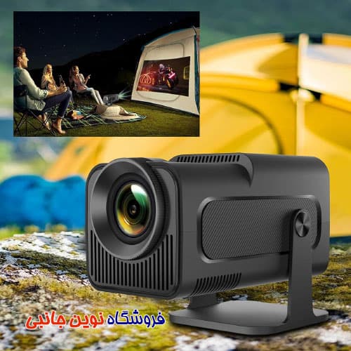 ویدیو پروژکتور هوشمند HY320 اندروید 200 اینچ کارتن طلایی | Projector HY320 Newly Native Android 11 4K (تک و عمده) — تصویر ۴