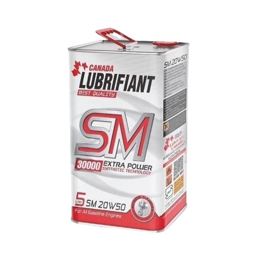 روغن موتور کانادا لوبریفنت مدل SM 20W50 – فلزی – حجم 5 لیتر