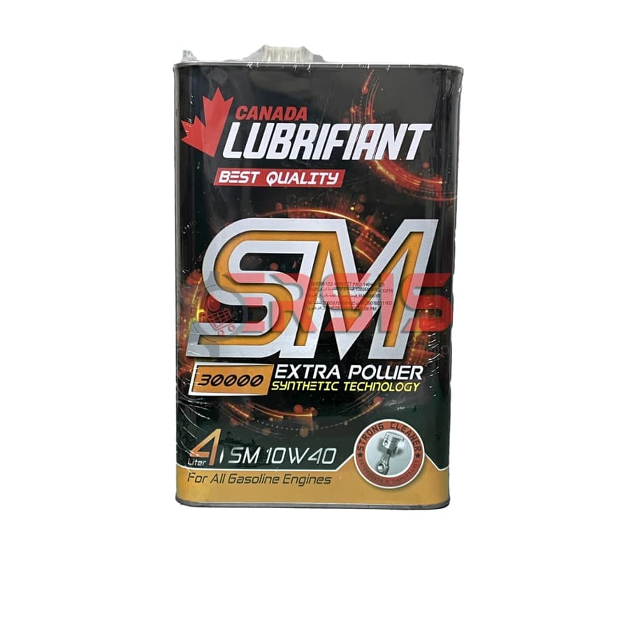 روغن موتور کانادا لوبریفنت مدل 10W40 – SM Synthetic-Tec – فلزی حجم 4 لیتر