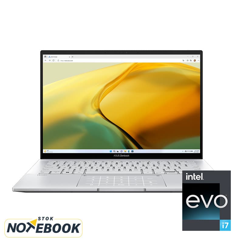 لپ تاپ ایسوس مدل ZenBook UX3402 | i7-1260P/16GB/512GB/Intel Iris Xe/14 inch 2.8K Touch – A — تصویر ۹