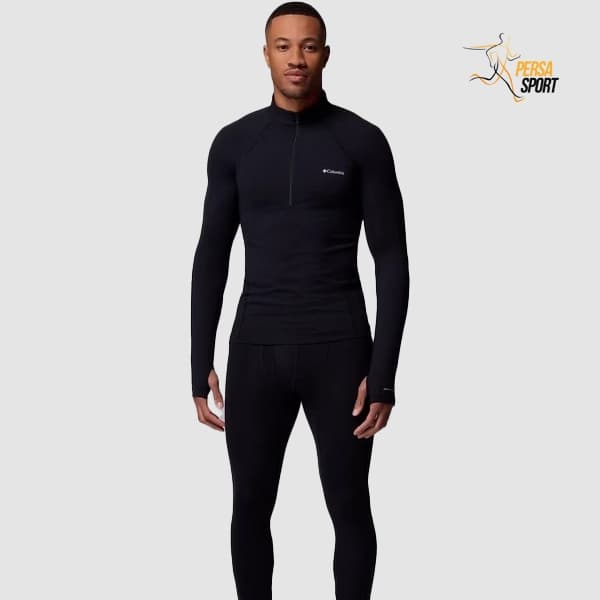 بلوز بیس نیم زیپ کلمبیا Midweight Stretch Long Sleeve Half Zip — تصویر ۳