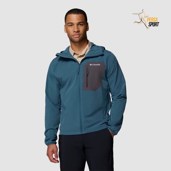 سافتشل مردانه کلمبیا Tall Heights III Hooded Softshell — تصویر ۳