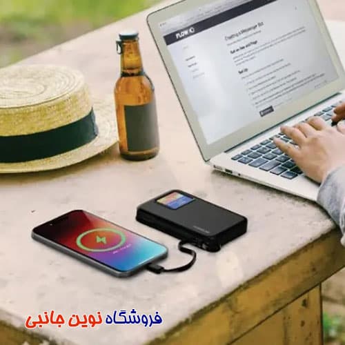 مودم سیم کارتی پرودو مدل Pocket Router ظرفیت 10K میلی آمپر | Porodo 4G LTE | WiFi 6 Pocket Router with 10000mAh Power Bank (تک / عمده) — تصویر ۵