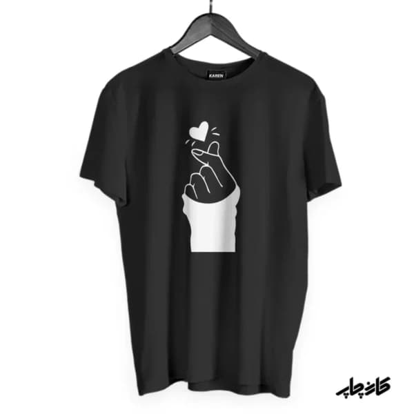 تی شرت قلب بی تی اس BTS