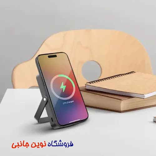 پاوربانک مگ سیف پاورولوژی مدل PP036 ظرفیت 10000 میلی آمپر ساعت ا Powerology PP036 MagSafe Power Glass Surface 10000mAh(تک/عمده) — تصویر ۲