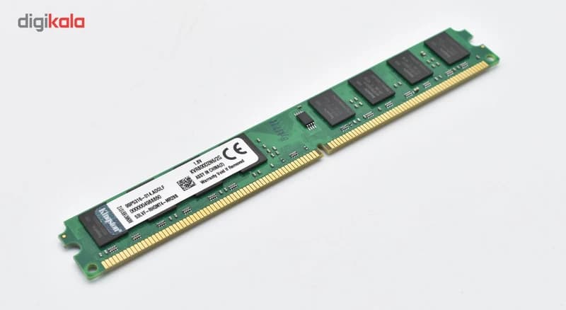 رم دسکتاپ DDR2 تک کاناله 800 مگاهرتز کینگستون ظرفیت 2 گیگابایت — تصویر ۳