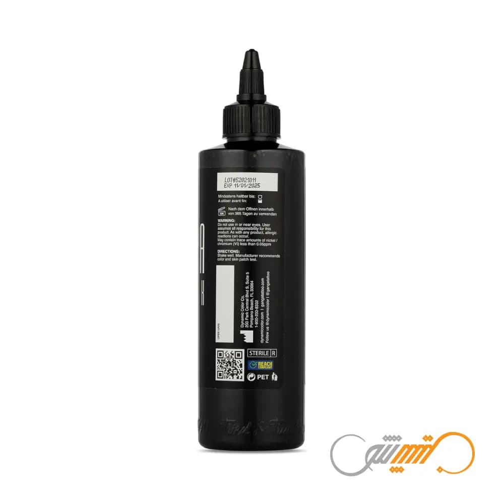 رنگ تاتو داینامیک گنگا بلک Dynamic Ganga Black حجم 240 میل — تصویر ۸