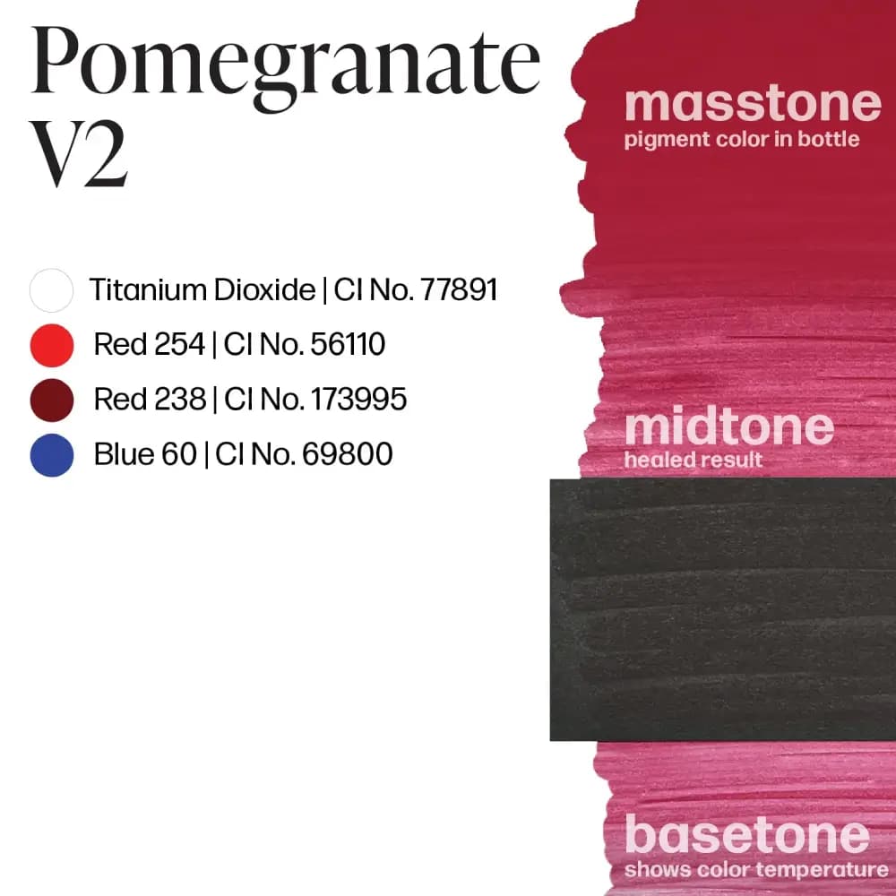 رنگ لوکس LUXE Pomegranate V2 — تصویر ۵