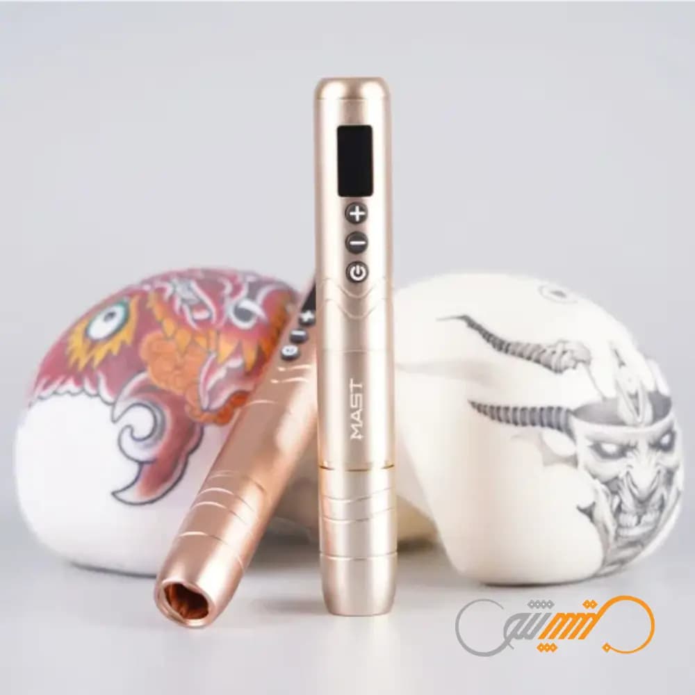 دستگاه تتو وایرلس مست نانو Mast Nano 2 دوباطری — تصویر ۲