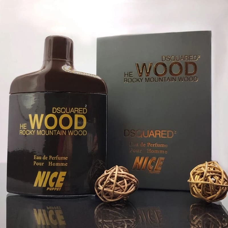 ادو پرفیوم مردانه نایس پاپت مدل Dsquared HE WOOD حجم 85mL