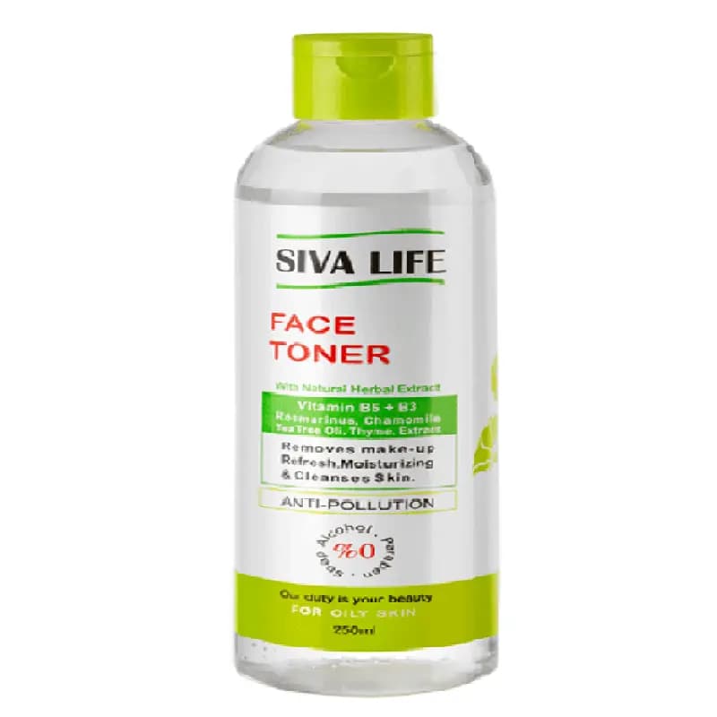 تونر آبرسان سیوا لایف مناسب پوست چرب حجم 150mL — تصویر ۲